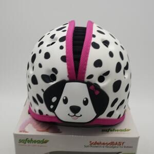 NEW Safehead Soft Protective Headgear Helmet  Baby 7-24 Months Pink Puppy Dog